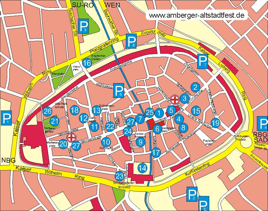 Stadtplan Amberg